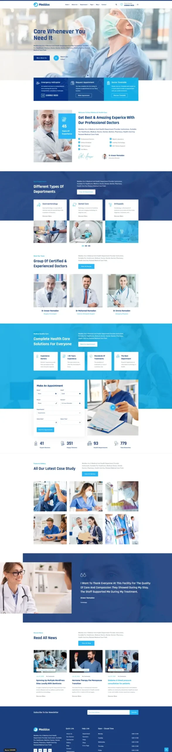 Best Medical Website Design | Elite MD-02 Healthcare Template - Zoic Digital