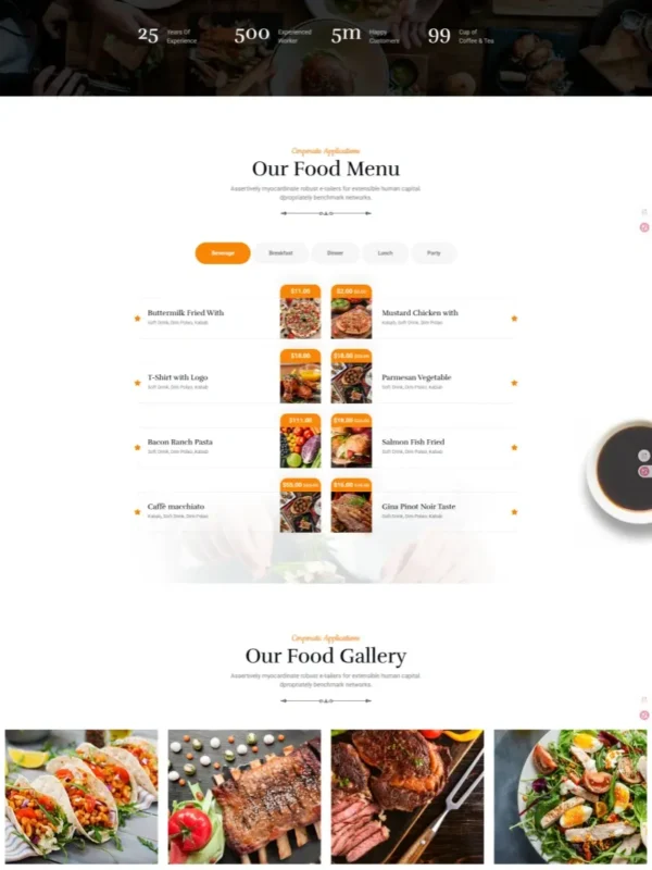 Best Restaurant Web Page Design | High-Conversion RR-08 Framework - Zoic Digital
