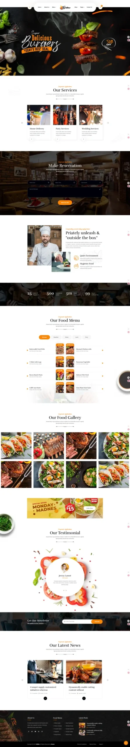 Best Restaurant Web Page Design | High-Conversion RR-08 Framework - Zoic Digital