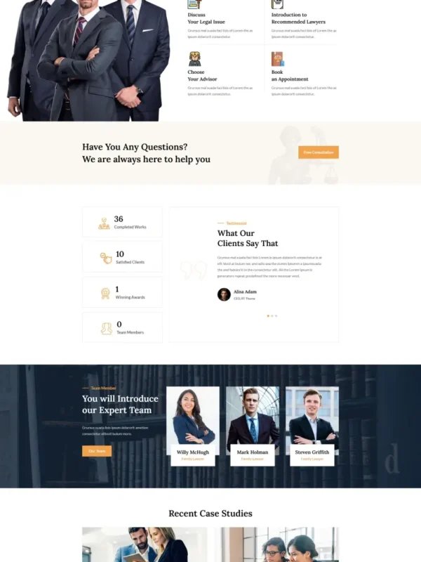 Best Website Design For Attorneys |,Justice Elite Template - Zoic Digital