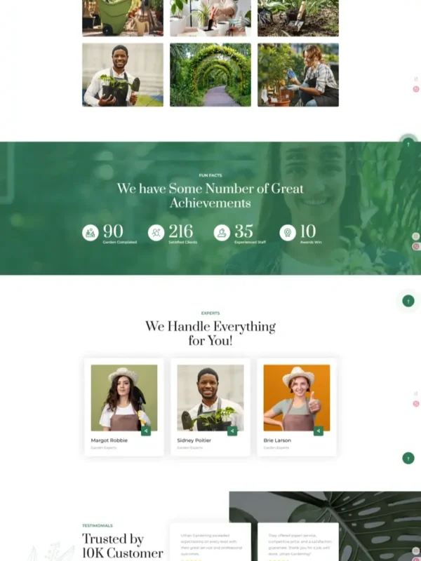 Landscape Web Design | Premium LC-05 Landscaping Template - Zoic Digital