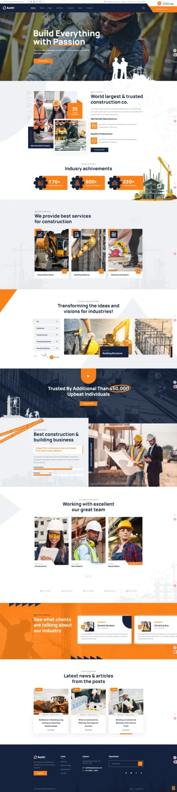 Manufacturing Company Website Design | Industrial MF-03 Framework - Zoic Digital