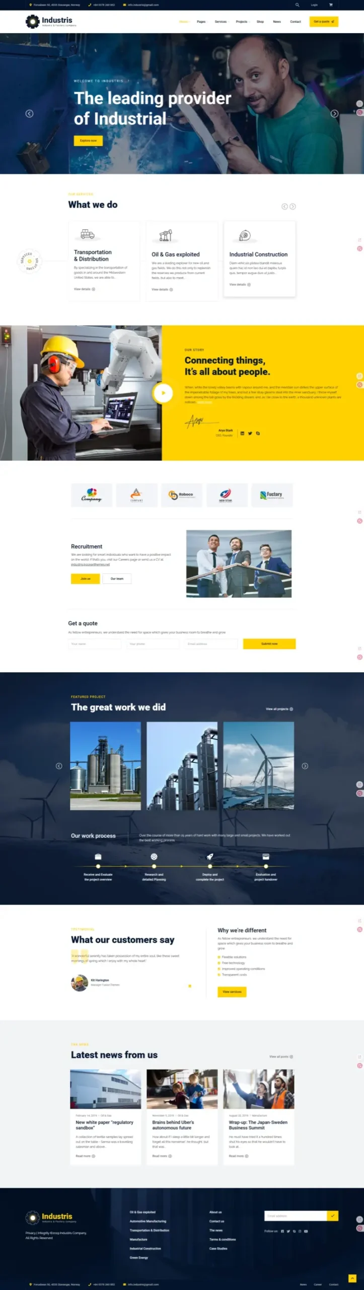 Manufacturing Website Development | Industrial MF-08 Framework - Zoic Digital
