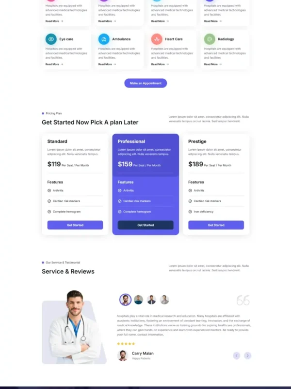 Orthopedic Website Design | Elite MD-08 Healthcare Template - Zoic Digital