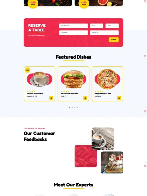 Top Restaurant Website Design | Premium RR-06 Framework - Zoic Digital