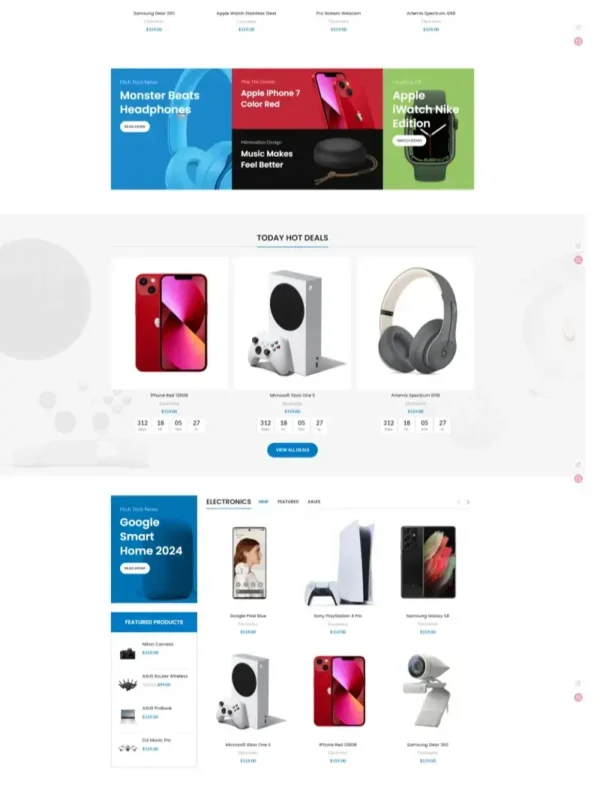 Web Design For Ecommerce Website | Elite EC-04 Retail Template - Zoic Digital